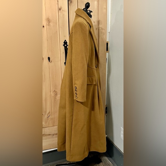 EUC Free People Victoria Pleated Coat In Camel - Picture 7 of 16